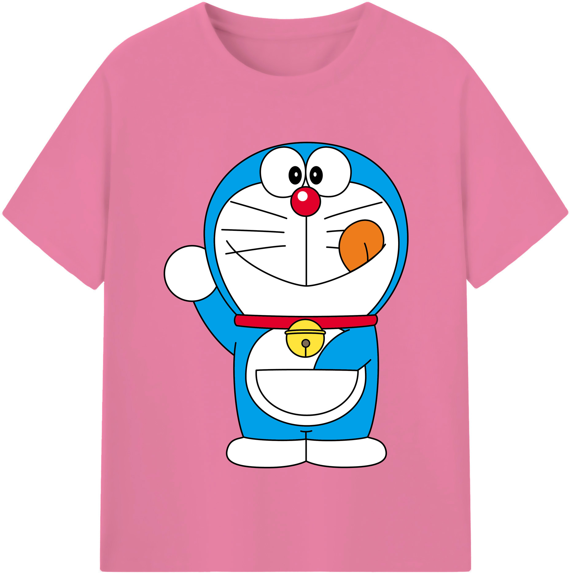 （画像用） ドラえもん Doraemon 綿100％半袖Tシャツ（フロントプリント）